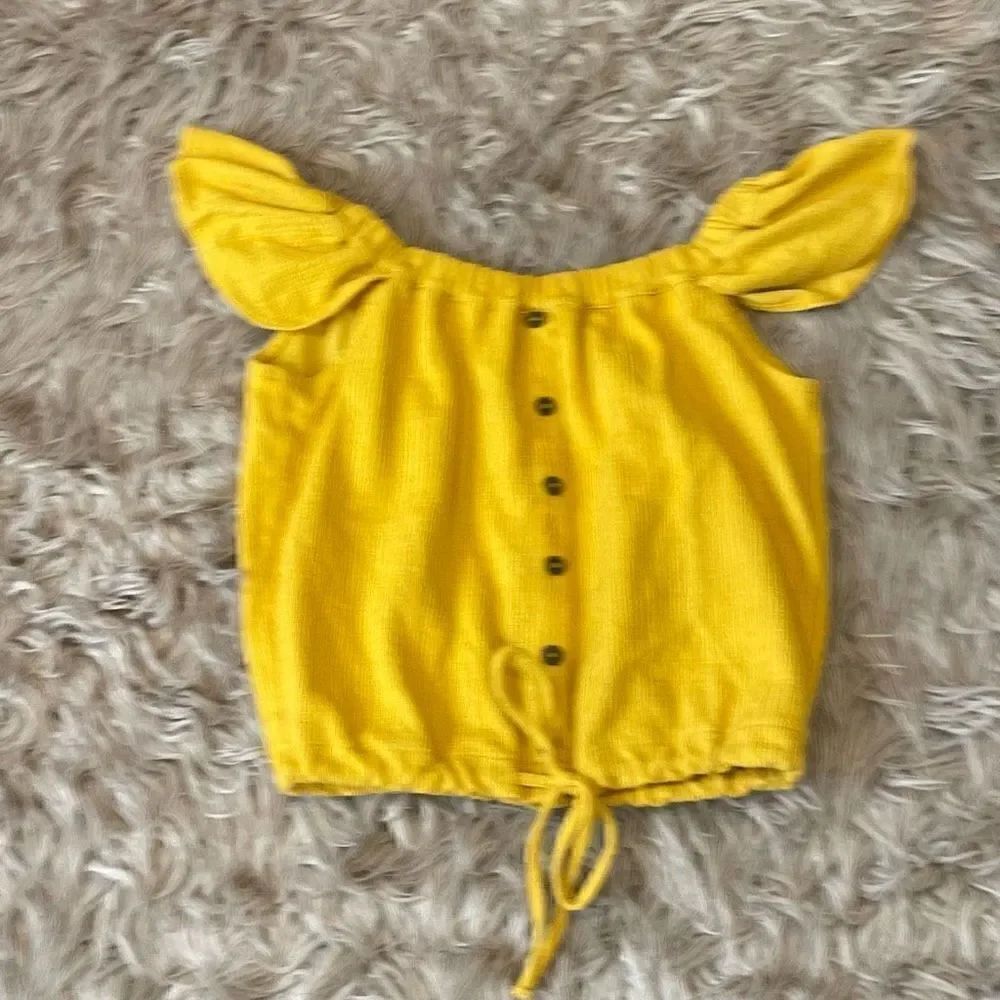 Madewell cropped blouse size xs